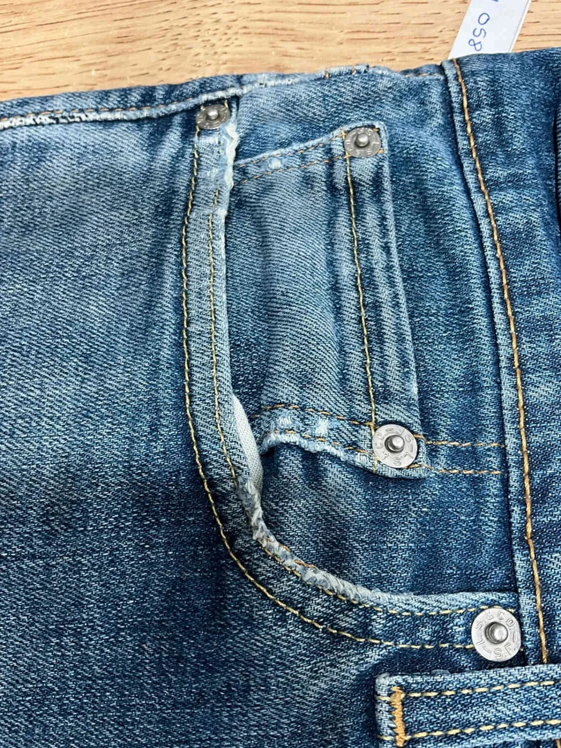 Lot 10 Shorts Levi's Femme toutes tailles, toutes coupes Bleu – photo 9